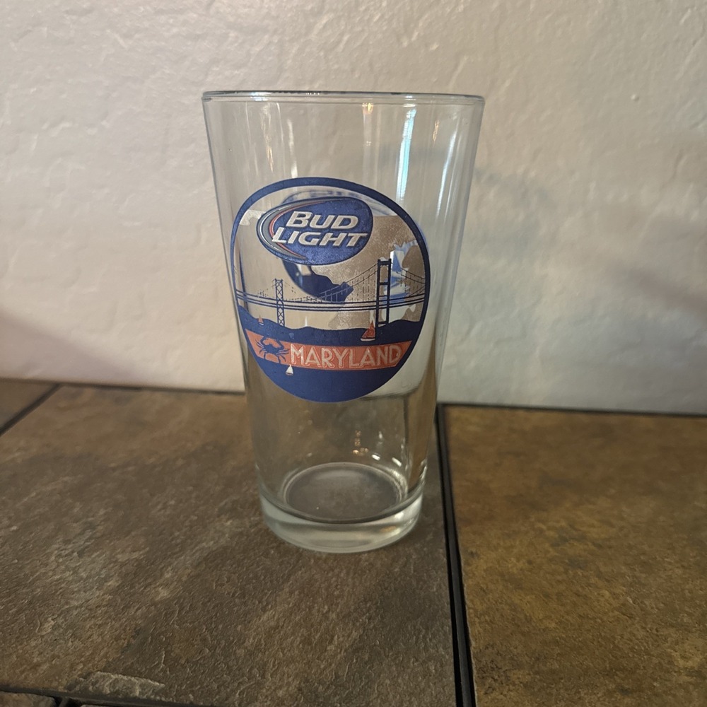 Bud Light Maryland  Pint Glass